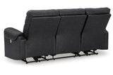 Axtellton Carbon Power Reclining Sofa, Loveseat and Recliner from Ashley - Luna Furniture