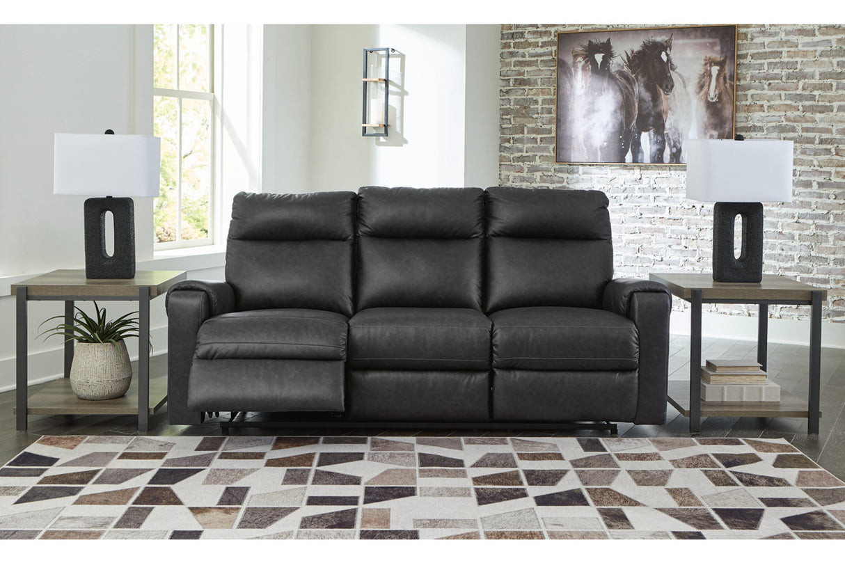 Axtellton Carbon Power Reclining Sofa, Loveseat and Recliner from Ashley - Luna Furniture