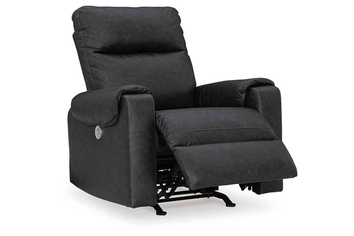 Axtellton Carbon Power Reclining Sofa, Loveseat and Recliner from Ashley - Luna Furniture