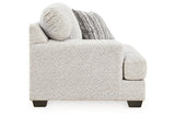 Brebryan Flannel Oversized Chair and Ottoman from Ashley - Luna Furniture