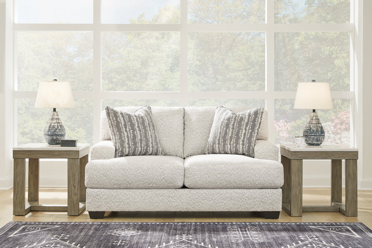 Brebryan Flannel Sofa, Loveseat, Oversized Chair and Ottoman from Ashley - Luna Furniture