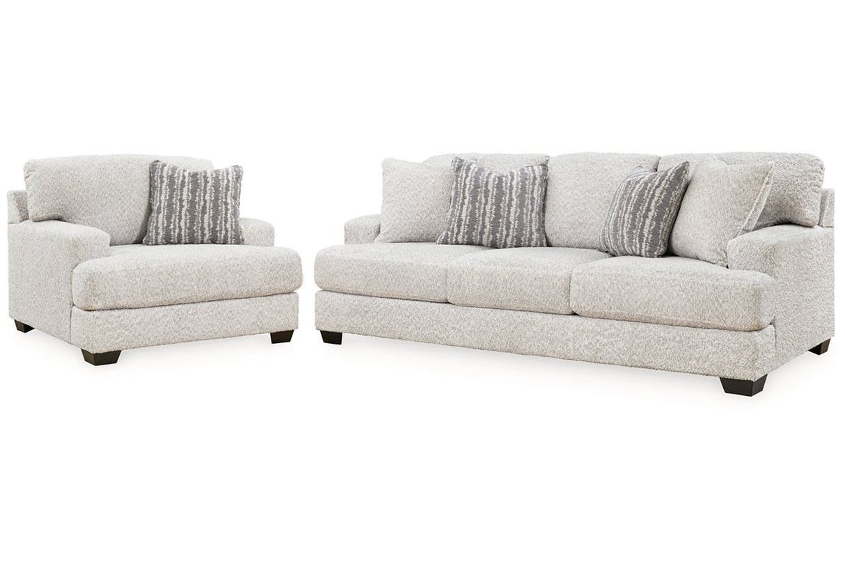 Brebryan Flannel Sofa and Oversized Chair from Ashley - Luna Furniture