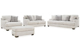 Brebryan Flannel Sofa, Loveseat, Oversized Chair and Ottoman from Ashley - Luna Furniture