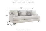 Brebryan Flannel Sofa, Loveseat, Oversized Chair and Ottoman from Ashley - Luna Furniture