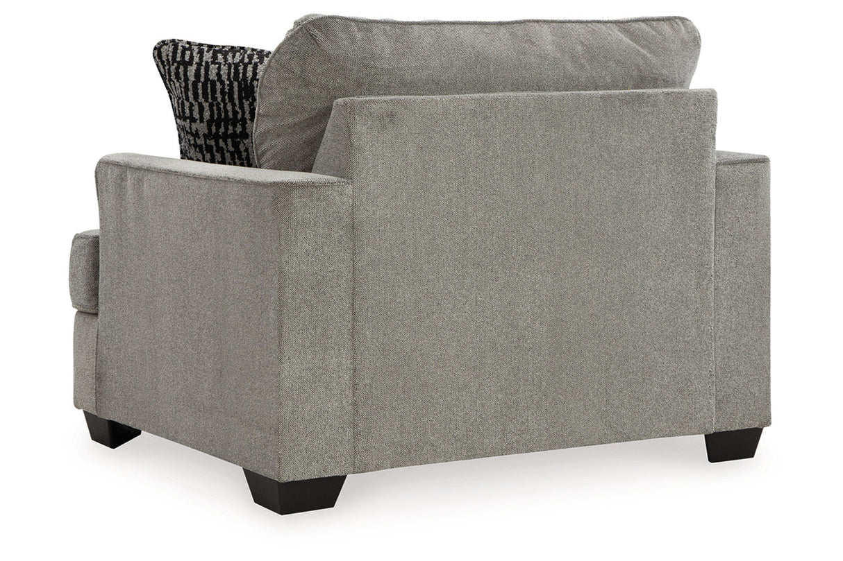 Deakin Ash Sofa, Loveseat, Oversized Chair and Ottoman -  Ashley - Luna Furniture