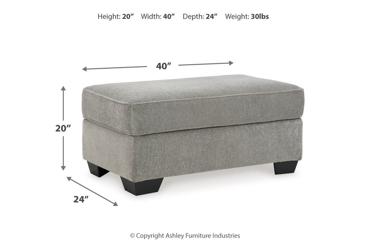 Deakin Ash Sofa, Loveseat, Oversized Chair and Ottoman -  Ashley - Luna Furniture