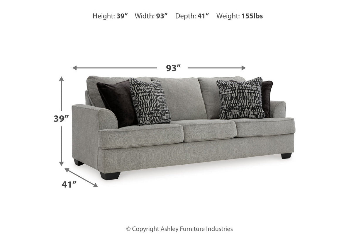 Deakin Ash Sofa, Loveseat, Oversized Chair and Ottoman -  Ashley - Luna Furniture