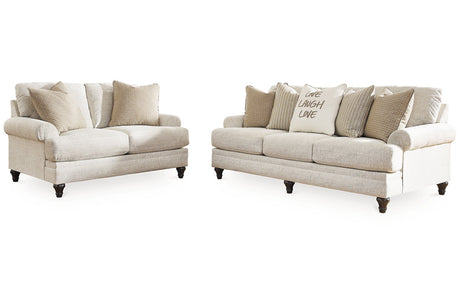 Valerani Sandstone Sofa and Loveseat -  Ashley - Luna Furniture