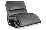 Clonmel Charcoal 5-Piece Reclining Sectional -  Ashley - Luna Furniture