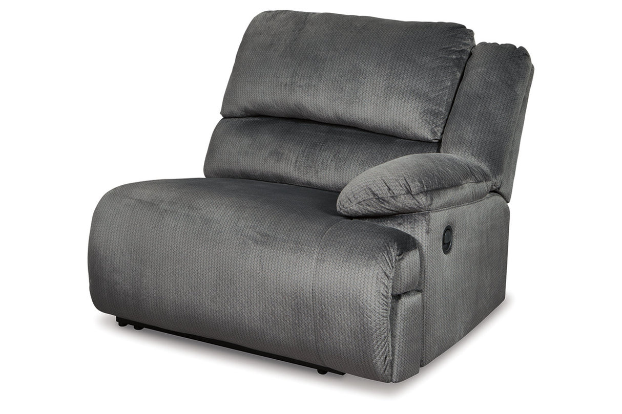 Clonmel Charcoal 5-Piece Reclining Sectional -  Ashley - Luna Furniture