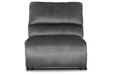 Clonmel Charcoal 6-Piece Reclining Sectional -  Ashley - Luna Furniture