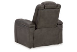 Fyne-Dyme Shadow Power Reclining Sofa, Loveseat and Recliner -  Ashley - Luna Furniture