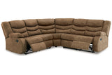 Partymate Brindle 2-Piece Reclining Sectional -  Ashley - Luna Furniture