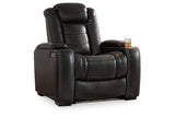 Party Time Midnight Power Reclining Sofa and Recliner -  Ashley - Luna Furniture