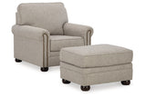 Gaelon Dune Chair and Ottoman -  Ashley - Luna Furniture