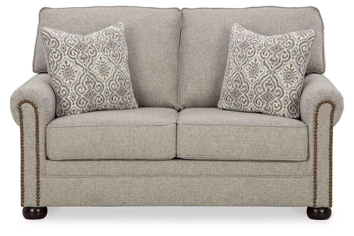 Gaelon Dune Sofa, Loveseat, Chair and Ottoman -  Ashley - Luna Furniture