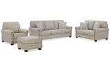 Gaelon Dune Sofa, Loveseat, Chair and Ottoman -  Ashley - Luna Furniture