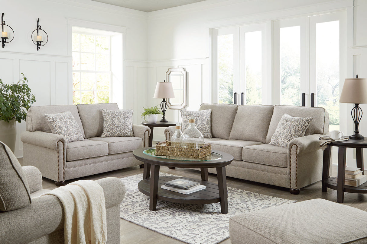 Gaelon Dune Sofa, Loveseat, Chair and Ottoman -  Ashley - Luna Furniture