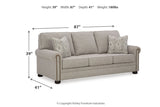 Gaelon Dune Sofa, Loveseat, Chair and Ottoman -  Ashley - Luna Furniture