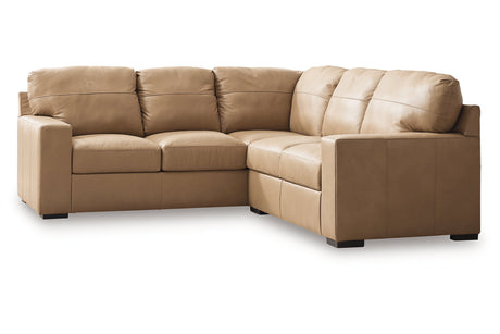 Bandon Toffee 2-Piece Sectional from Ashley - Luna Furniture