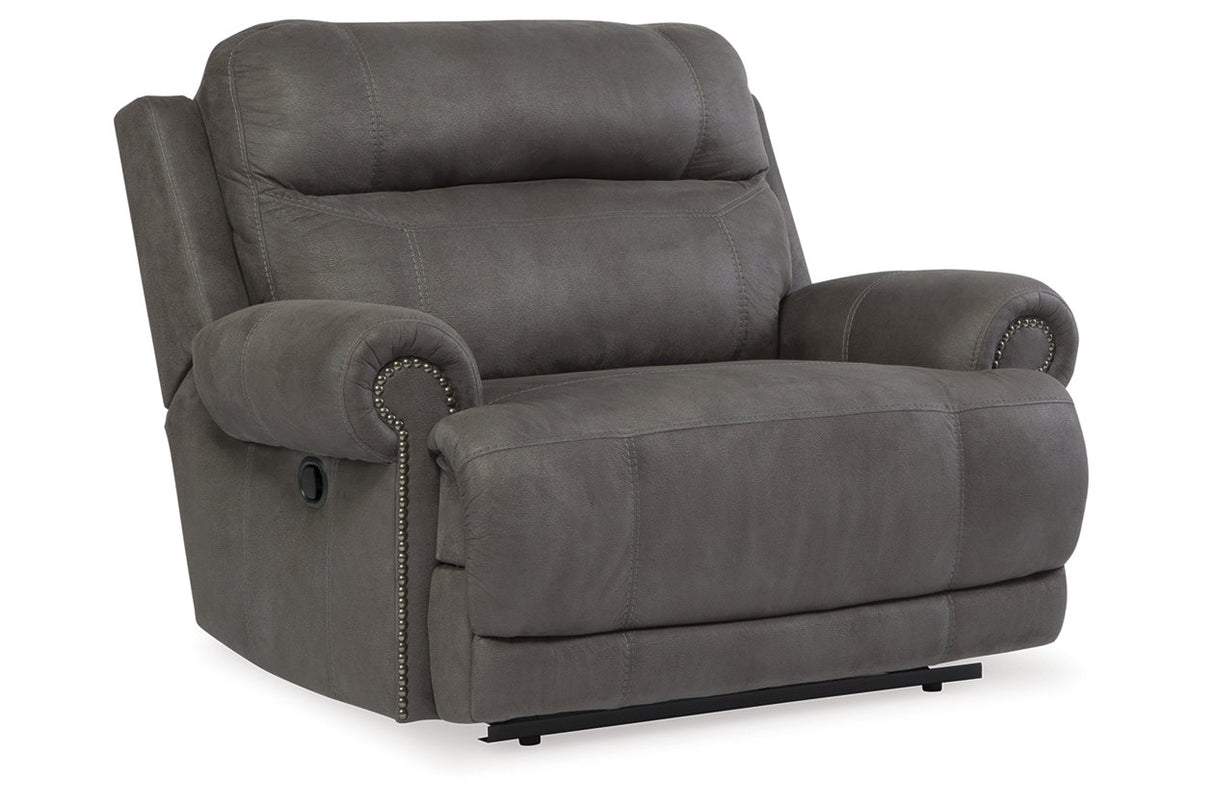 Austere Gray Reclining Sofa, Loveseat and Recliner from Ashley - Luna Furniture