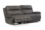 Austere Gray Reclining Sofa, Loveseat and Recliner from Ashley - Luna Furniture