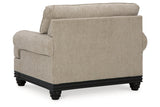 Elbiani Alloy Oversized Chair and Ottoman from Ashley - Luna Furniture