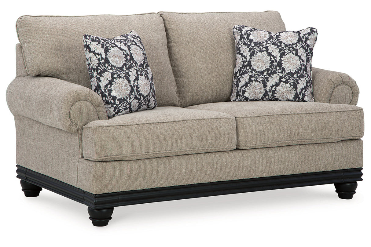 Elbiani Alloy Sofa, Loveseat, Oversized Chair and Ottoman -  Ashley - Luna Furniture