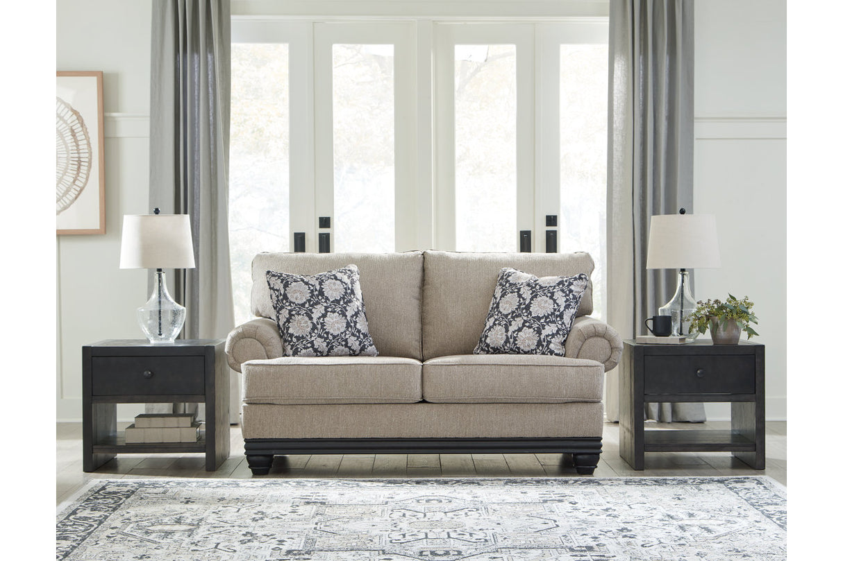 Elbiani Alloy Sofa, Loveseat, Oversized Chair and Ottoman -  Ashley - Luna Furniture