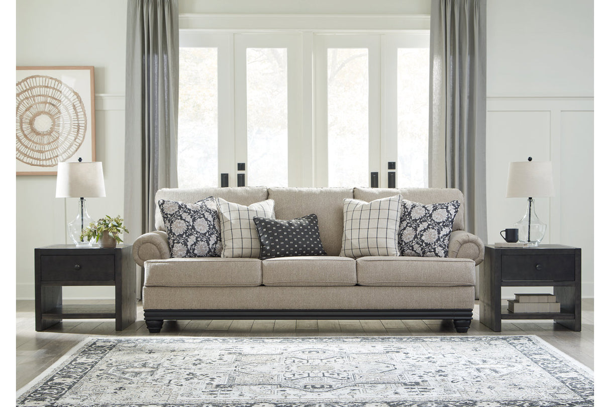 Elbiani Alloy Sofa, Loveseat, Oversized Chair and Ottoman -  Ashley - Luna Furniture