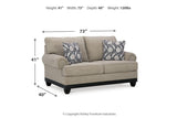 Elbiani Alloy Sofa, Loveseat, Oversized Chair and Ottoman -  Ashley - Luna Furniture