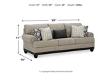 Elbiani Alloy Sofa, Loveseat, Oversized Chair and Ottoman -  Ashley - Luna Furniture