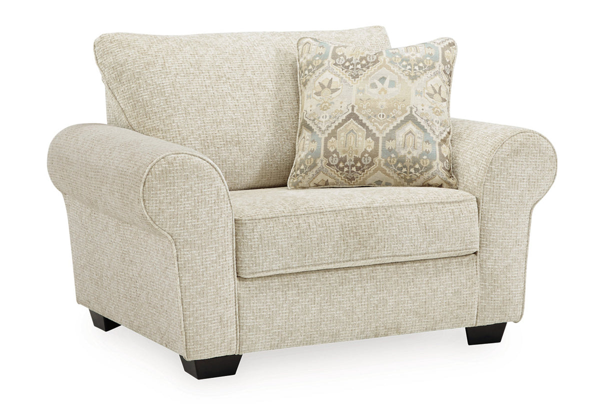 Haisley Ivory Sofa, Chair, and Ottoman -  Ashley - Luna Furniture