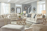 Haisley Ivory Sofa, Loveseat, Oversized Chair and Ottoman -  Ashley - Luna Furniture