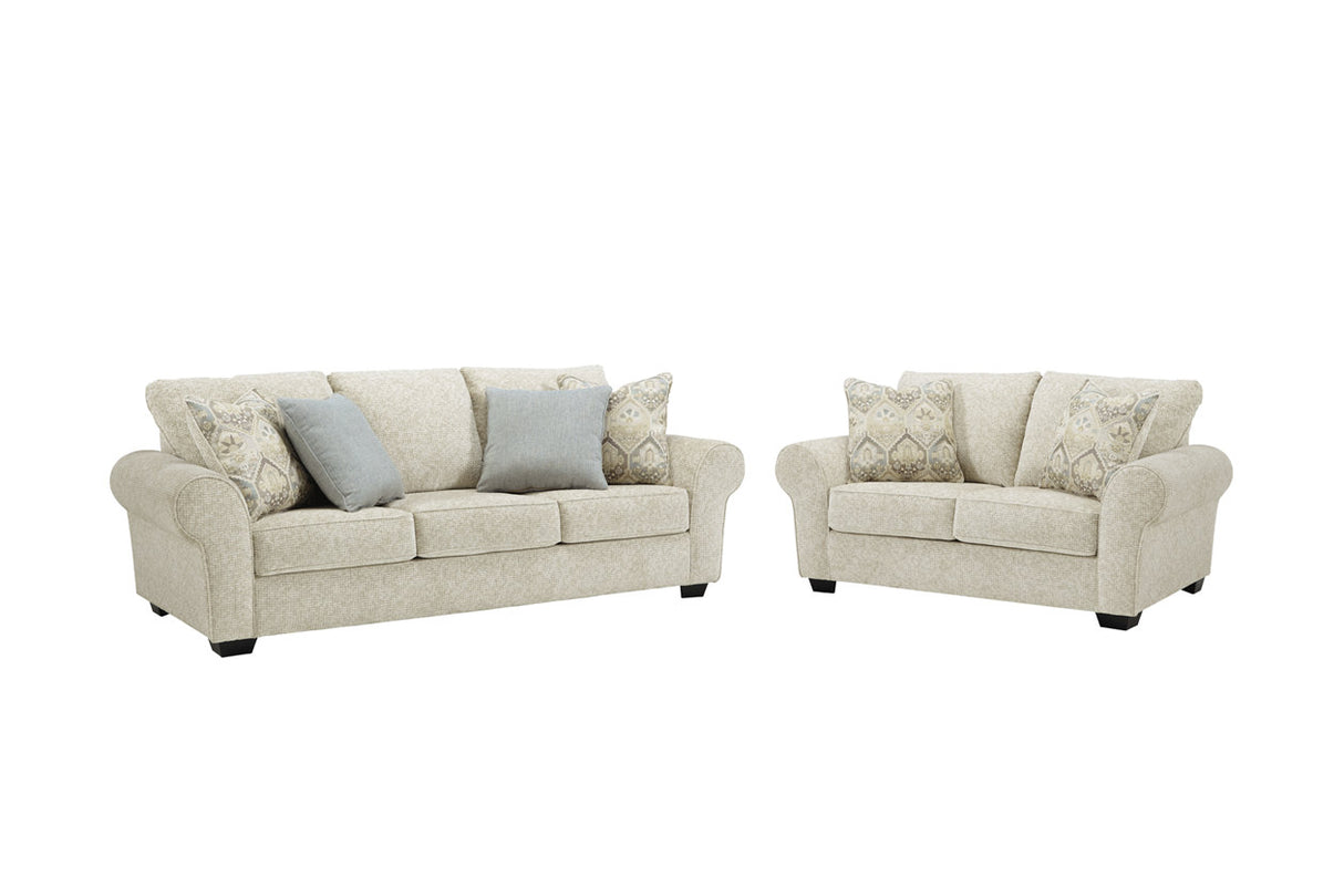 Haisley Ivory Sofa and Loveseat -  Ashley - Luna Furniture