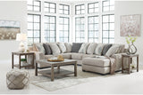 Ardsley Pewter 4-Piece Sectional with Chaise -  Ashley - Luna Furniture