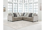 Ardsley Pewter 3-Piece Sectional -  Ashley - Luna Furniture