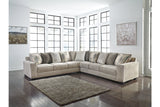 Ardsley Pewter 3-Piece Sectional from Ashley - Luna Furniture