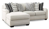 Huntsworth Dove Gray 2-Piece LAF Chaise Sectional -  Ashley - Luna Furniture