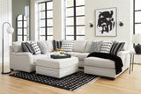 Huntsworth Dove Gray 4-Piece RAF Chaise Sectional -  Ashley - Luna Furniture