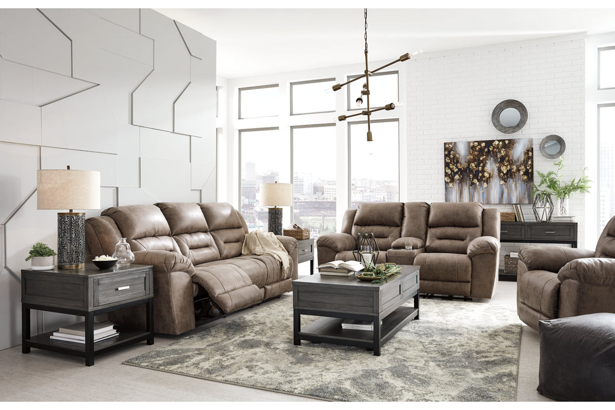 Stoneland Fossil Reclining Sofa, Loveseat and Recliner from Ashley - Luna Furniture