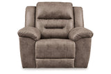 Stoneland Fossil Reclining Loveseat and Power Recliner from Ashley - Luna Furniture