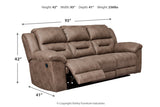 Stoneland Fossil Reclining Sofa and Power Reclining Loveseat from Ashley - Luna Furniture