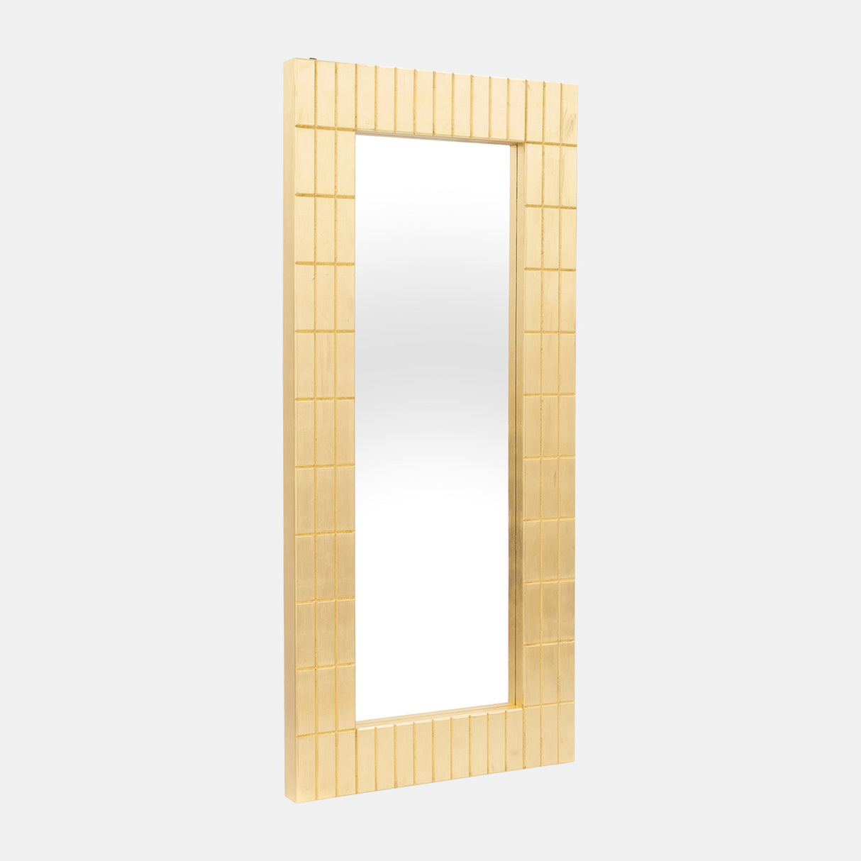 39x87, Gold Bars Rectangular Mirror - 18537