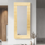 39x87, Gold Bars Rectangular Mirror - 18537