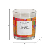 4" 7 Oz Sleep When Dead Boxed Candle from Sagebrook Home - Luna Furniture