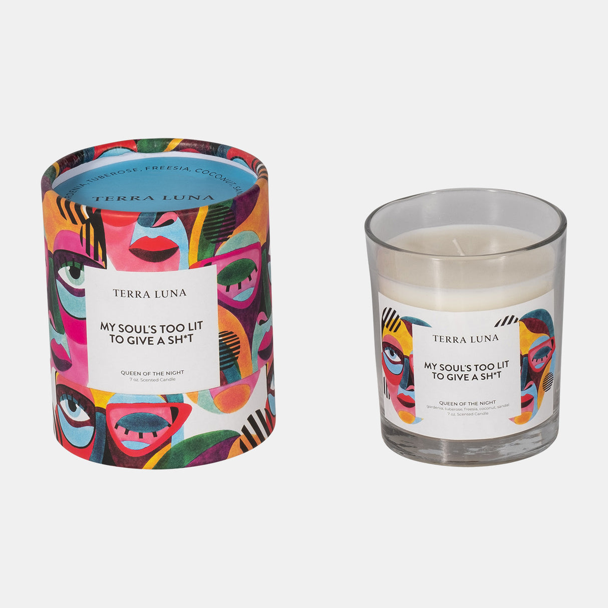 4" 7 Oz Too Lit Boxed Candle from Sagebrook Home - Luna Furniture