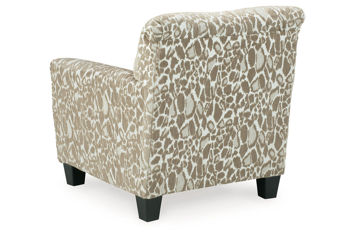Dovemont Putty Chair and Ottoman -  Ashley - Luna Furniture