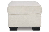 Cashton Snow Chair and Ottoman -  Ashley - Luna Furniture