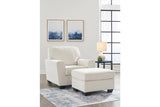 Cashton Snow Sofa, Loveseat, Chair and Ottoman -  Ashley - Luna Furniture